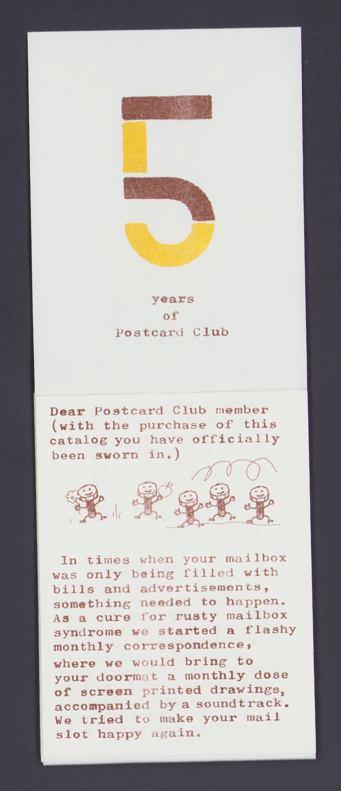 the postcard club - 5 years catalog